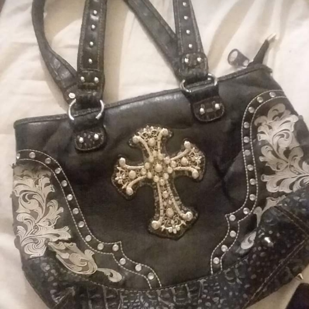 Montana West Purse with Cross